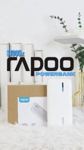 Rapoo S1005x(1W) 10000mAh  Power bank 11W Dual USB Type-C Micro Four-Port Output High Quality Powerbank