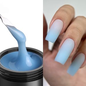 Gel Móng Tay Trong Suốt MSHARE Hema TPO Màu Chuyển Sắc Xanh Dương Vàng Xanh Lá Tự San Phẳng Gel Cứng Làm Móng Nhanh Sử Dụng Đèn UV/LED 50ml