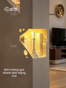 WEIXIANG | Đèn Cảm Ứng Góc Tường