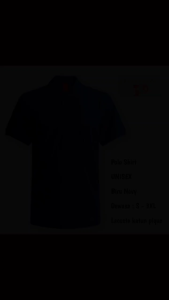 30 - Kaos Kerah Polo Shirt Katun Premium Lengan Pendek / Putih / Hitam / Biru Navy