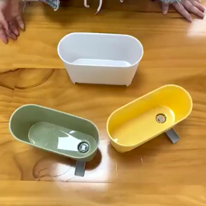 Kitchen Sink Food Strainer Basket | Hanging Garbage Can & Drain Rack | Anti-Clog Vegetable Waste Bin | Strong Reusable & Hygienic