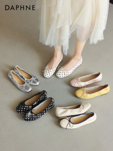 Daphne | Polka Dot Bow Ballet Flats Women Autumn