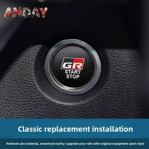 BONINGYU | Toyota GR Custom Crystal Push Start Button