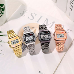 Sports Rose Gold Children Watches for Women Electronic Digital Display Retro Style Alarm Clock Mens Relogio Masculin Reloj