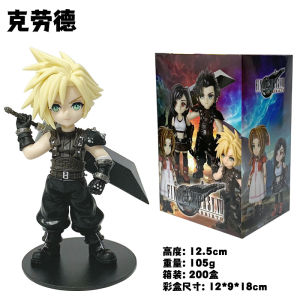 Final Fantasy 7 Resurrection Q Version Alice Zack Cloud Collectible Model Toy PVC Material Static Style Anime Themed Decoration