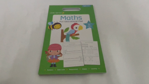 Little Genius Math Fun Educational Pad Activity Book With Stickers For Kids (48 Pages)