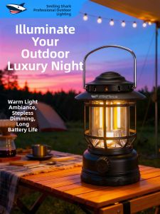 Smiling Shark | Solar Powered Long-lasting Camping Light