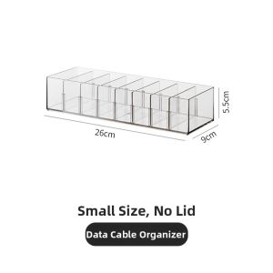 MAIYUQI | Cable Organizer Box Segmented Stackable