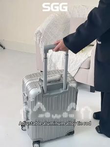 SGG 20 24 26 29 Inch Aluminium Frame Luggage with Wheels & Password Lock Travel Suitcase