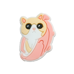 Creative Cartoon Cat DIY Hole Shoe Buckle Detachable Hole Shoe Decoration Accessories Fashionable Shoe Ornaments