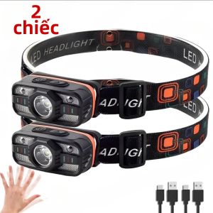 ESMARTER | Đèn Pha LED Sạc USB Với 6 Chế Độ Chiếu Sáng Đèn Pin Câu Cá Di Động Pin Tích Hợp Đèn Lồng Cắm Trại Ngoài Trời 5W