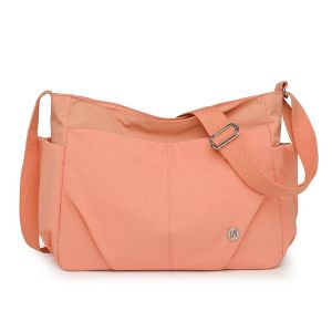 กระเป๋าสะพายข้างผ้าไนลอนความจุขนาดใหญ่สำหรับผู้หญิง กระเป๋าสะพายข้างแบบลำลอง กระเป๋าถือแบบลำลองสำหรับเดินทาง