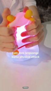 Vinero Chubby Loong LED Rainbow: Lampu Malam Lucu Untuk Kamar Tidur