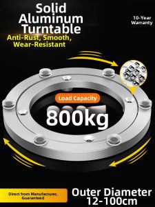 YANU | Rotating Dining Table Turntable Base Home Track