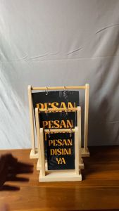 STAND A MENU | HOLDER NOMOR MEJA