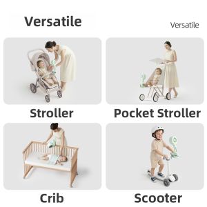 TUiU | Portable Bladeless Baby Car Fan Shaking Head Quiet Design