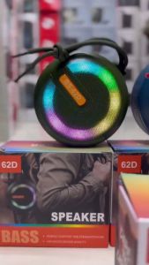 ลำโพงบลูทูธรุ่น BS-62D เสียงดีพกพาง่าย รองรับ AUX TF USB IPX6 ลำโพงแบบพกพา เลือกสีได้ สินค้าพร้อมส่ง