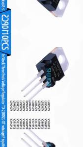 10PCS New L7805CV L7806CV L7808CV L7809CV L7812CV L7815CV L7824CV L7905CV L7908CV L7909CV L7912CV L7915CV L7924CV TO-220