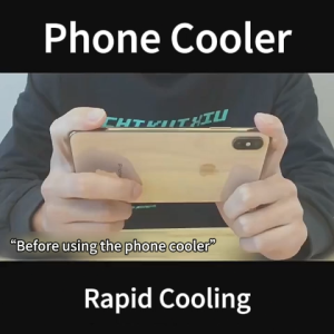 Stuttgart Portable USB Mobile Phone Cooler Fan with RGB Colorful Lights High Airflow Rapid Cooling Low Noise Compact Phone Radiator for Gaming Livestreaming