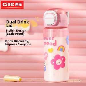 CILLE | Stylish Girls School Water Bottle Tritan