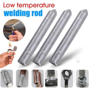 9/3pc Low Temperature Welding Rods Melt Soldering Supplies for Stainless Steel Copper Iron Aluminum Rods Universal Repair Holes