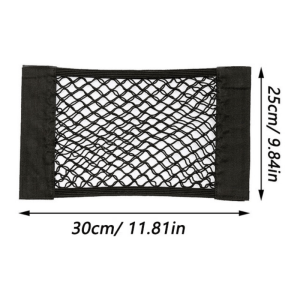 Universal Car Seat Back Mesh Net Elastic String Storage Pocket Trunk Cargo Organizer Auto Interior Parts Anti-Spill Seat Bag