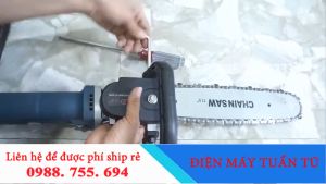 Máy cắt và bộ  chuyển đổi cưa xích