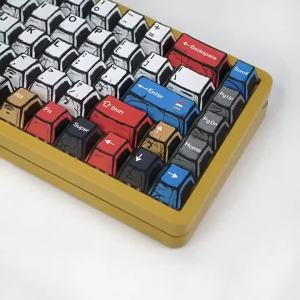 Bộ Keycap Phong Cách Truyện Tranh Nhiều Màu Sắc 136 Phím Chiều Cao Chuẩn Nhà Máy Kiểu Dáng Tối Giản Cổ Điển Trang Trí Bàn Phím Máy Tính