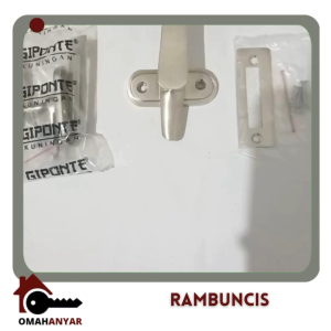 Rambuncis Kunci Jendela Window lock Aluminium