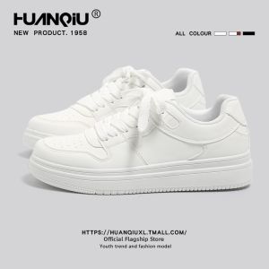 HuanQiu | Thick Sole Summer New Classic White Sports Shoes