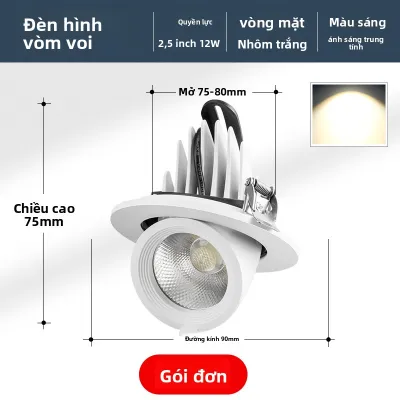 FANYAO | Đèn LED Chiếu Tường Điều Chỉnh Góc Không Chói