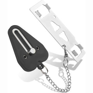 OIMG | Portable Double Hole Door Lock Lockdown Security Lock Door Extra Lock Inside Door Locker Security Devices Wholesale Dropshipping
