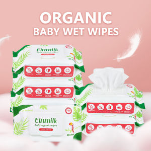 [8 Packs/Carton] Einmilk Baby Wet Wipes 80s/pack Organic Wet Wipe For Baby Wet Tissue Unscented