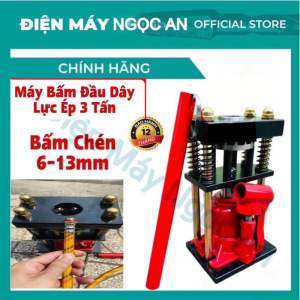 Máy Bấm Đầu Cos Thuỷ Lực Máy Bấm Đầu Ống Dây Áp Lực Cao 8-14mm. Máy Bấm Đầu Dây Rửa Xe Kích 3 Tấn