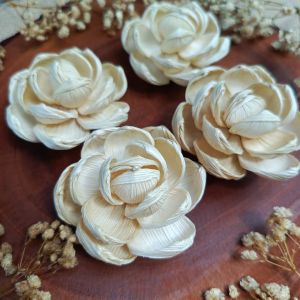 bunga kulit jagung melati 6cm