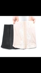 Mesh Embroidered Corset Body Shaper faja Waist Trainer Original Colombian Girdles For Women Belly Tightening Control Shapewear