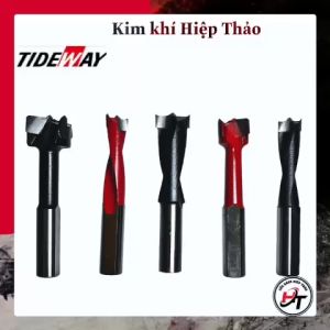 Mũi khoan gỗ tct máy dàn liên kết bản lề chốt gỗ ốc cam CNC đen đỏ R L 3mm 5mm 10mm 15mm 35mm khoan giàn Tideway MKG-TW