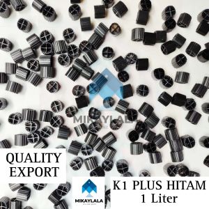 Kaldnes K1 Plus Media Filter Kaldness 1 Liter MBBR Filter Hitam / Putih / Mix Perliter