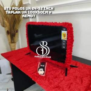 Paket Hemat Bando Tv Uk 24-32in + Taplak Tv Uk 100x50cm Dan Sarung Remot