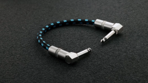 Guitar Effect Pedal Patch Cable 6.35mm Cord Low Noise Shielded Audio Cable Electric Guitar Color Braided Cable Anti-noise Guitar Patch Cable