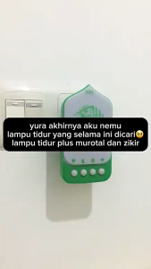 Speaker Murottal Alquran 30 Juz Langsung Colok LED Lampu Tidur 24 Jam Ruqyah Ayat Zikir Lengkap
