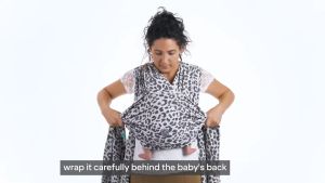 Koala Babycare Koala Cuddle Band 2 Light Gray | Baby Carrier Ergonomic Cotton For Newborn Infant Sling Front Carier Wrap Kain