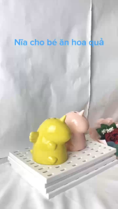 <NHIỀU MÀU> Nĩa trái cây mini Kỳ Lân thép không gỉ cao cấp mới nhất 2025