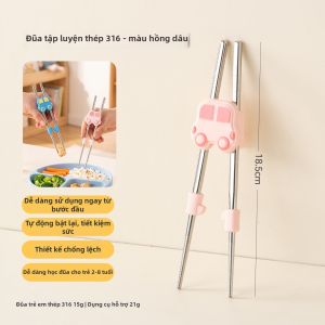 Onlycook | Đũa Tập Ăn Cho Trẻ 316 Stainless Steel