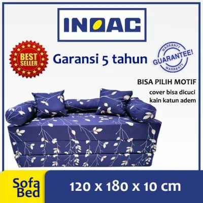Sofabed Busa INOAC Uk. 120 x 180 x 10 cm Garansi 5 Tahun