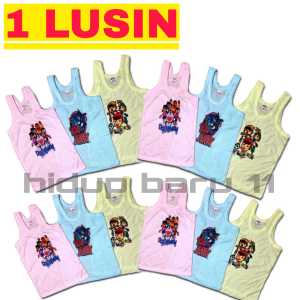 HB 11 - {LUSINAN} SINGLET kaos dalam anak laki-laki/perempuan
