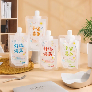 Portable Liquid Storage Bag with Spout and Funnel