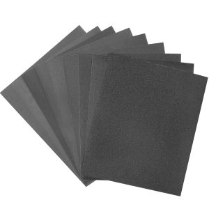 15 Pcs 9x11 Inch Sandpaper 60 to 2000 Grit 230x280mm Wet Dry Sand paper Polishing for Car Metals Walls Wood