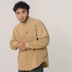 MGee Baju Kemeja Pria Shanghai Koko Oversize Axton 2 Khaki