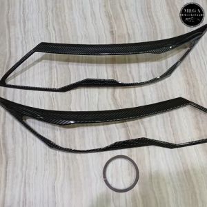 Cover Garnish Lampu Depan Mobil All New Rush / Terios 2018 - 2024 Carbon